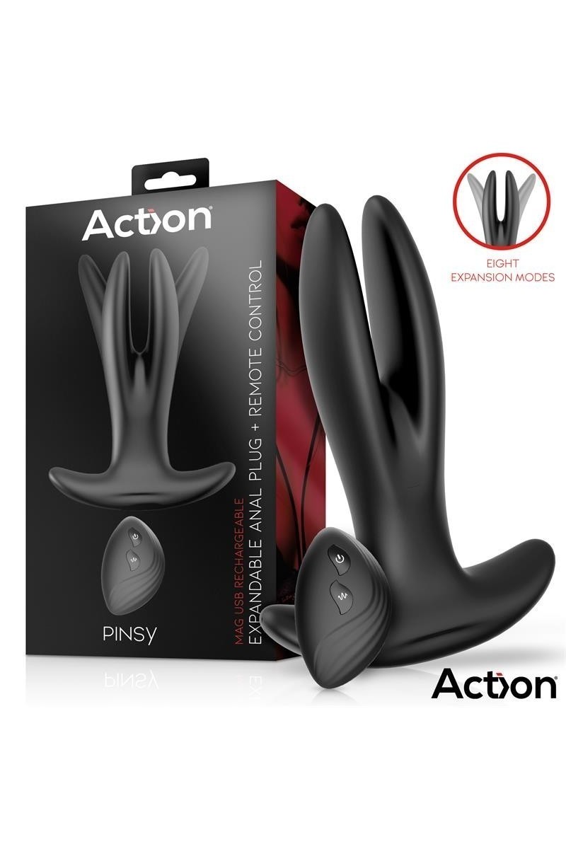 Plug anale vibrante espandibile Pinsy Plug anale vibrante espandibile Pinsy