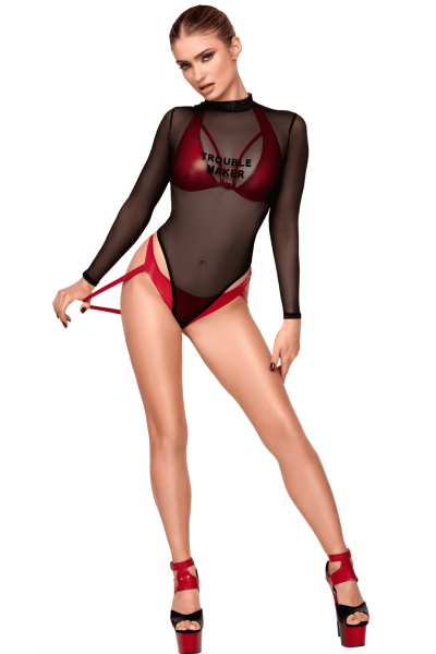 F388 Body transparent noir