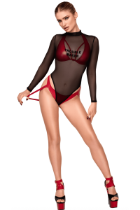 F388 Body transparent noir