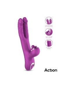 Vibratore rabbit a due teste Nico