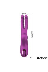 Vibratore rabbit a due teste Nico