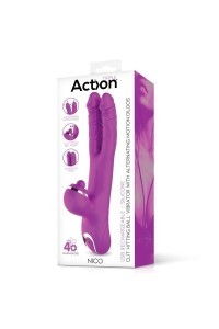 Vibratore rabbit a due teste Nico