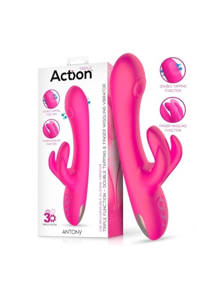 Vibratore rabbit a tripla azione Antony