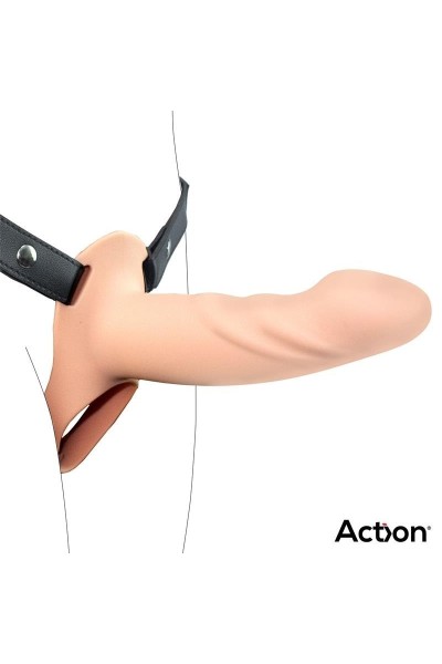 Imbracatura con dildo cavo taglia L