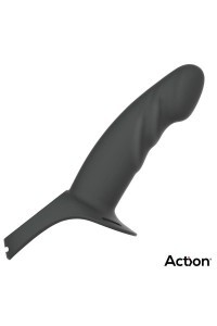 Imbracatura con dildo cavo nero taglia L