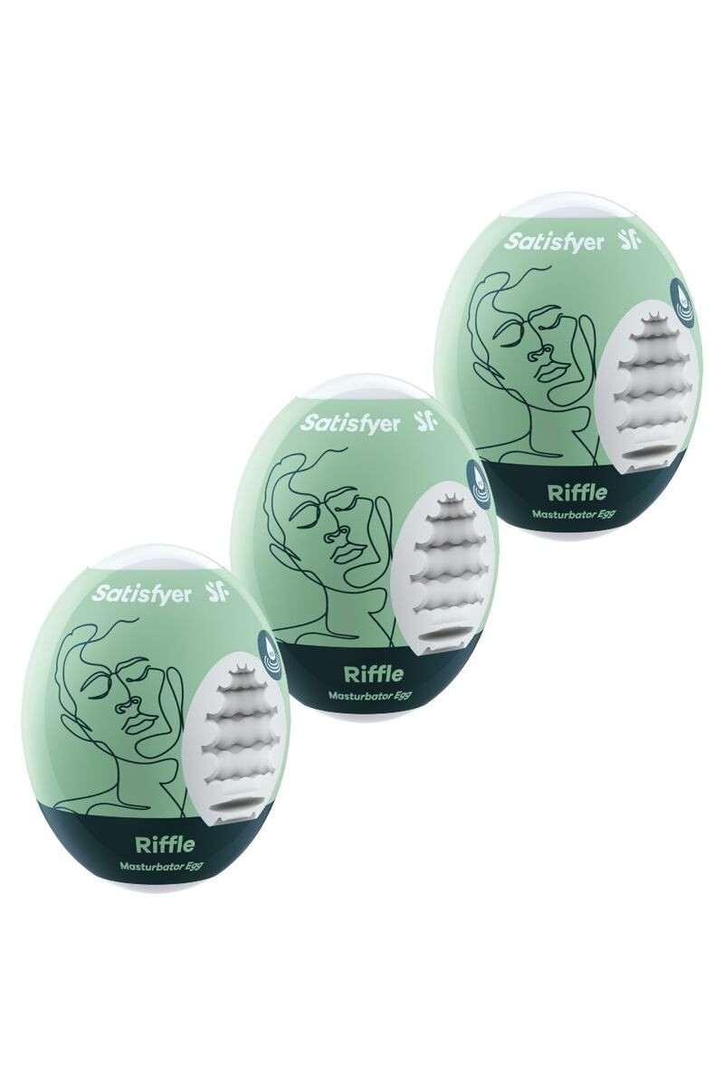 SATISFYER 3 HUEVOS MASTURBADORES - RIFFLE SATISFYER 3 HUEVOS MASTURBADORES - RIFFLE