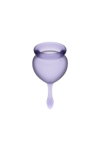 Coppette Mestruali Feel Good viola 15+20 Ml - Satisfyer