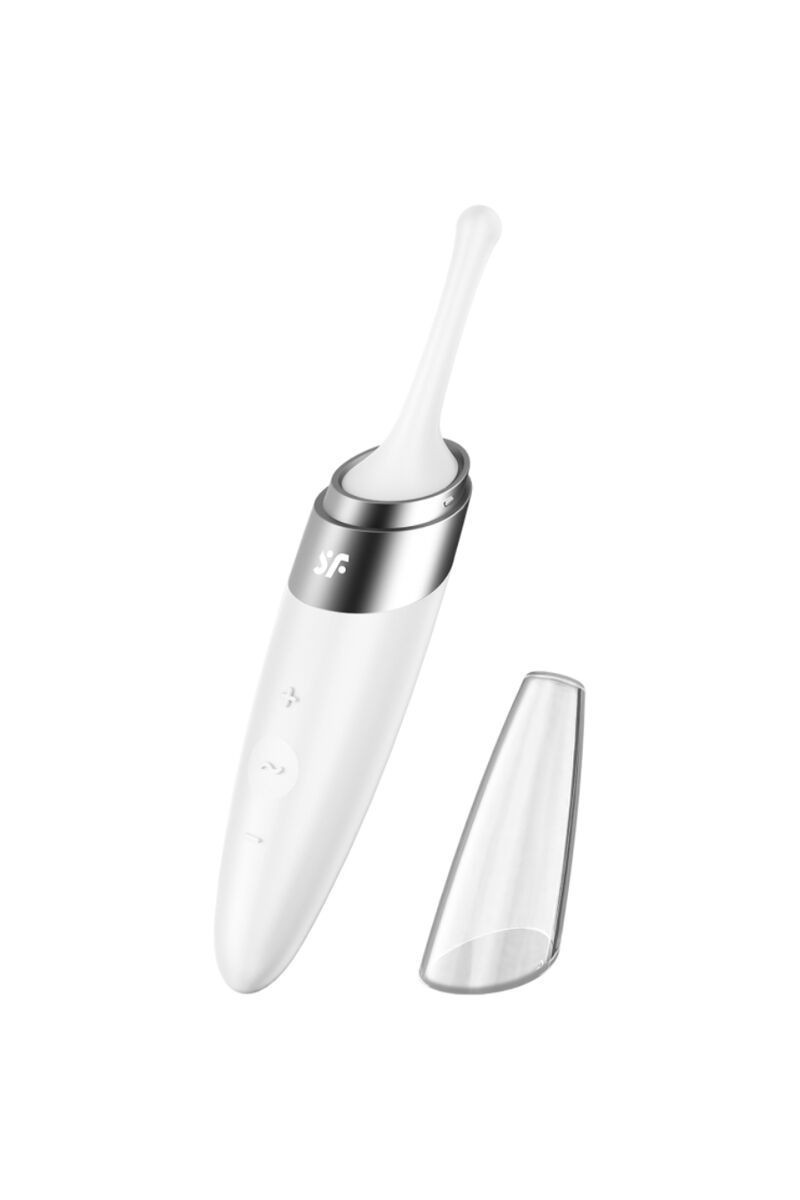 SATISFYER TWIRLING DELIGHT ESTIMULADOR CLITORIS BLANCO SATISFYER TWIRLING DELIGHT ESTIMULADOR CLITORIS BLANCO