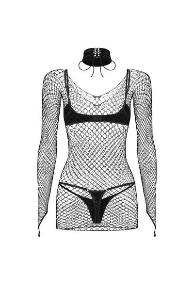 Sashalla ensemble de lingerie 4 pièces - Noir