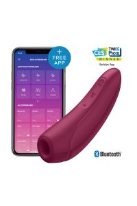 SATISFYER CURVY 1+ - ROJO ROSADO