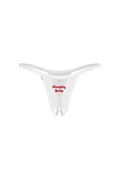 Weddya Bride string ouvert blanc