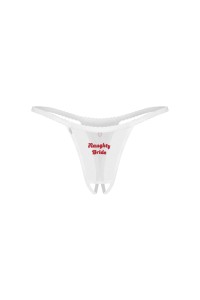 Weddya Bride string ouvert blanc