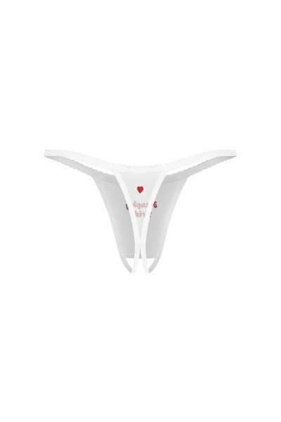 Weddya Bride string ouvert blanc