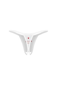 Weddya Bride string ouvert blanc