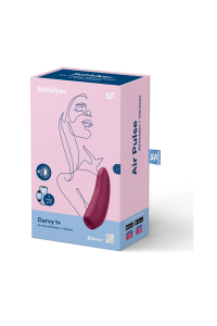 SATISFYER CURVY 1+ - ROJO ROSADO