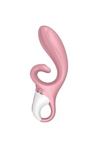 Vibratore rabbit con app Hug Me rosa
