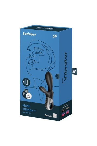 Stimolatore prostata e perineo e funzione calore con app Heat Climax +