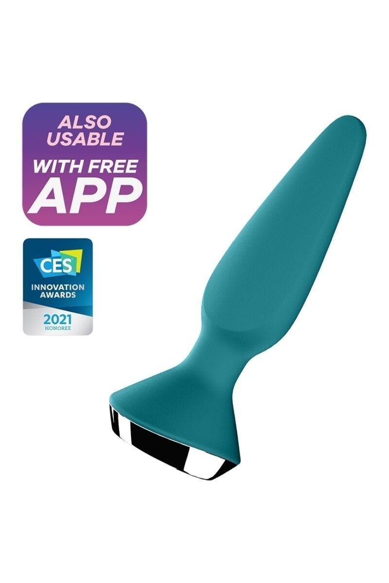 Plug anale vibrante con app Ilicius 1 verde Plug anale vibrante con app Ilicius 1 verde
