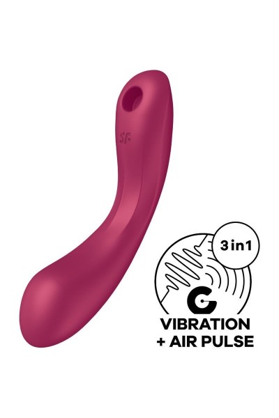 Vibratore multifunzioni Trinity 1 rosso