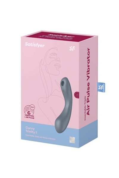 Vibratore multifunzioni Trinity 1 grigio
