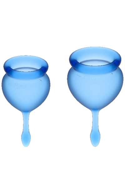 Coppette mestruali Feel Good blu