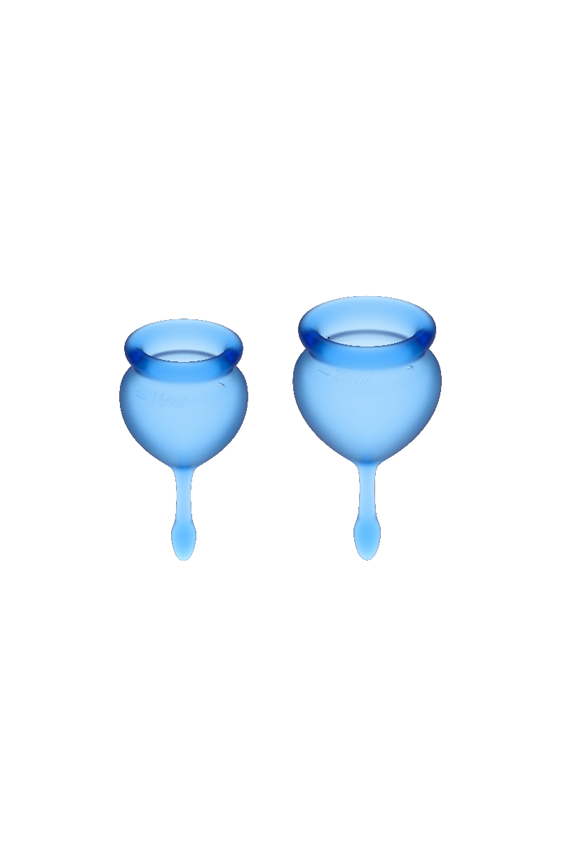 Coppette mestruali Feel Good blu