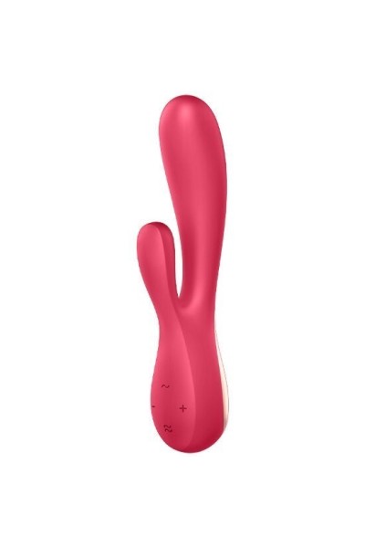 Vibratore rabbit con app Mono Flex rosso