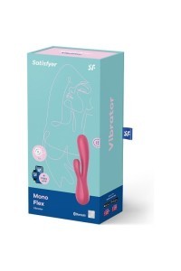 Vibratore rabbit con app Mono Flex rosso