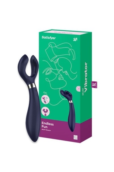 Stimolatore clitorideo Endless Fun blu
