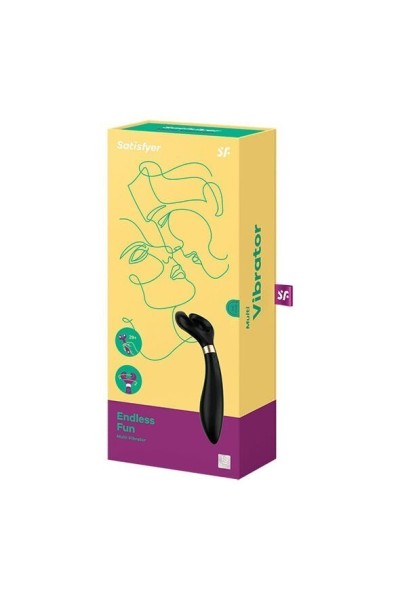 Stimolatore clitorideo Endless Fun nero