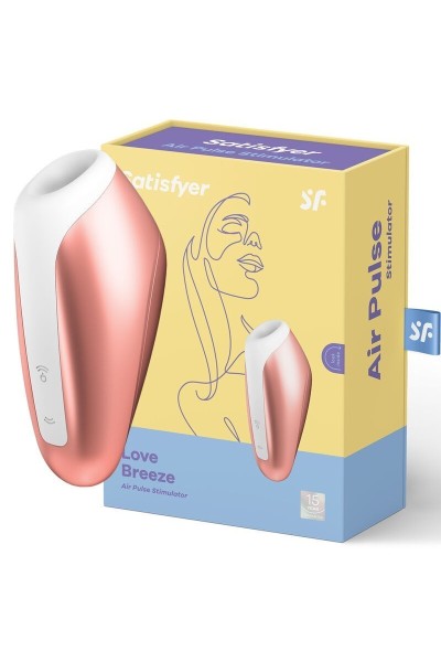 Succhia clitoride vibrante Love Breeze rame