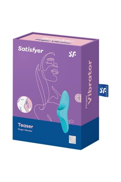 Vibratore ditale Teaser blu