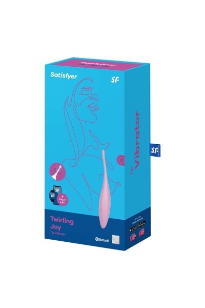 Stimolatore clitorideo Twirling Joy rosa