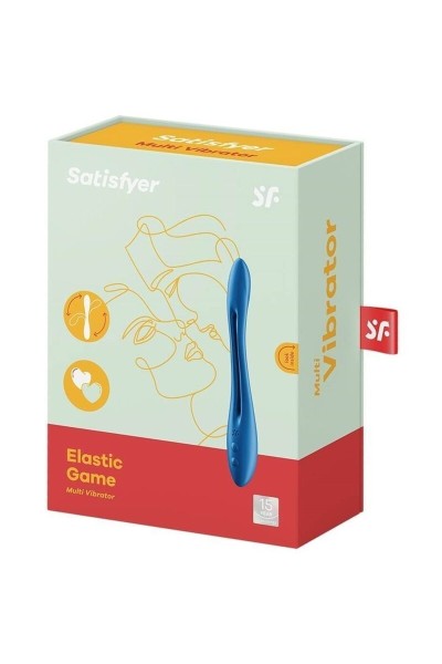 Stimolatore multifunzioni Elastic Joy blu