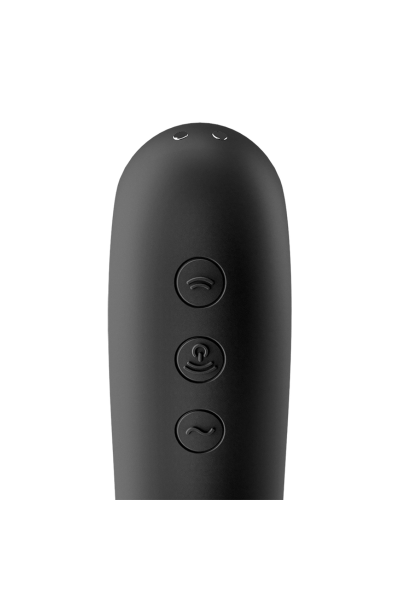 Stimolatore clitorideo Dual Kiss nero