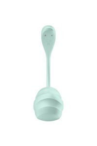 Vibratore punto G con app Smooth Petal verde acqua