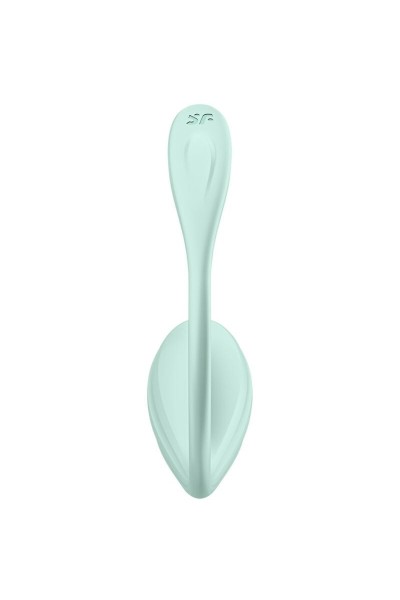 Vibratore punto G con app Smooth Petal verde acqua