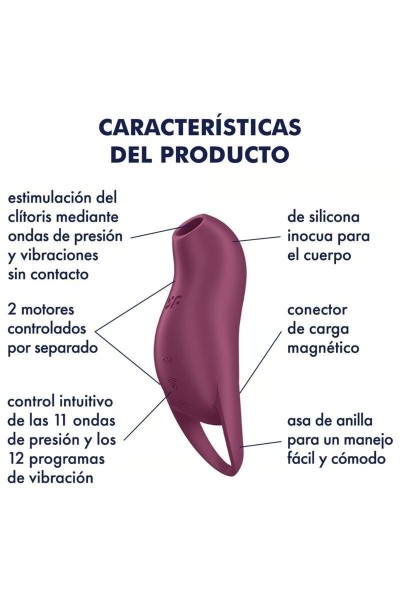Stimolatore clitorideo Pocket Pro 1 rosso