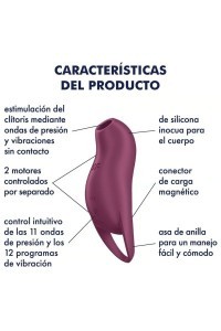 Stimolatore clitorideo Pocket Pro 1 rosso