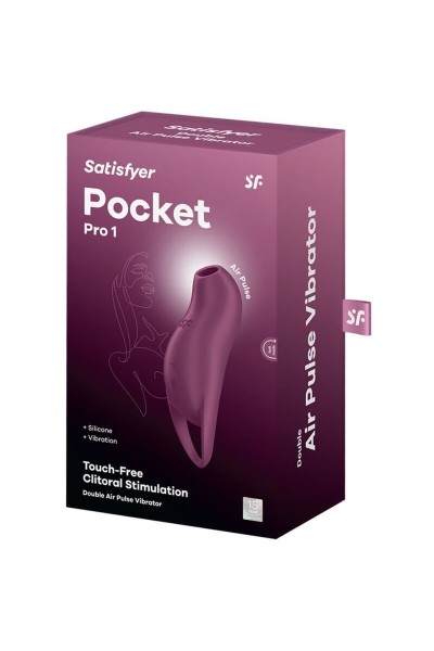 Stimolatore clitorideo Pocket Pro 1 rosso