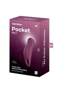 Stimolatore clitorideo Pocket Pro 1 rosso