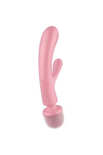 Vibratore rabbit Triple Lover rosa