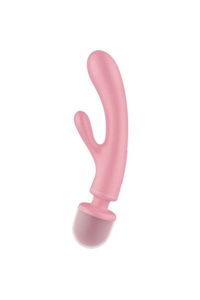 Vibratore rabbit Triple Lover rosa