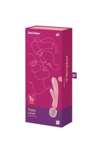 Vibratore rabbit Triple Lover rosa