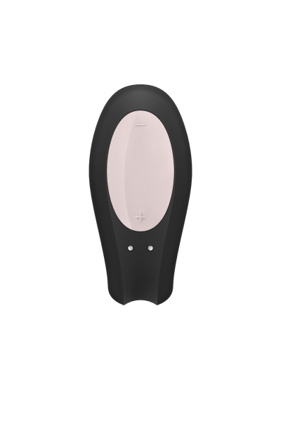 Vibratore per coppia con app Double Joy nero