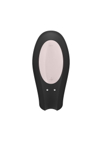 Vibratore per coppia con app Double Joy nero