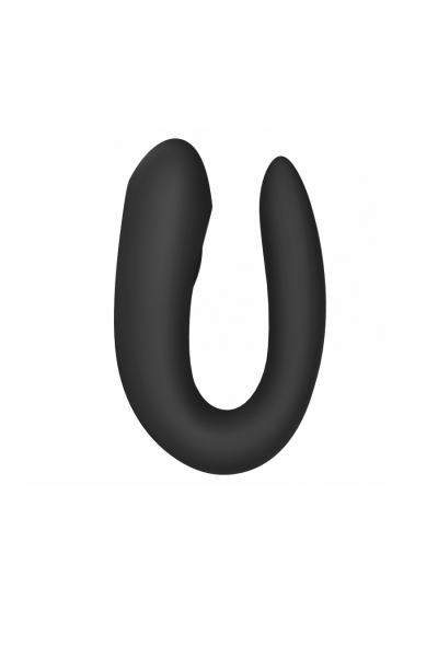 Vibratore per coppia con app Double Joy nero