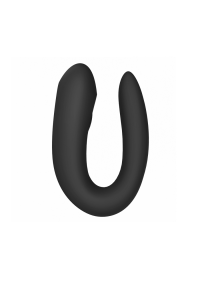 Vibratore per coppia con app Double Joy nero