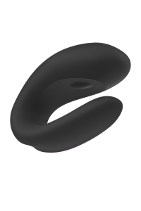 Vibratore per coppia con app Double Joy nero