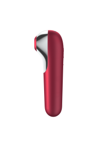 Succhia clitoride vibrante con app Dual Love rosso